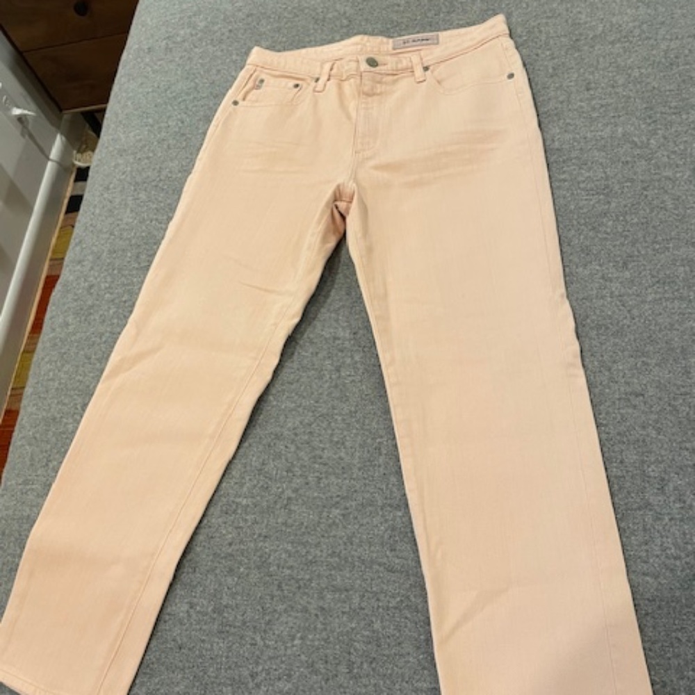 Ag Jeans Isabelle High-Rise Crop Denim Pants 31